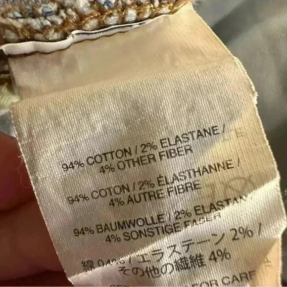 J.Crew 9" High Rise Light Denim Wash Toothpick Jeans w/ Hole Size 29-B18 - Picture 7 of 13